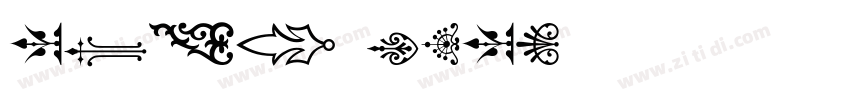 cinz decorative字体转换